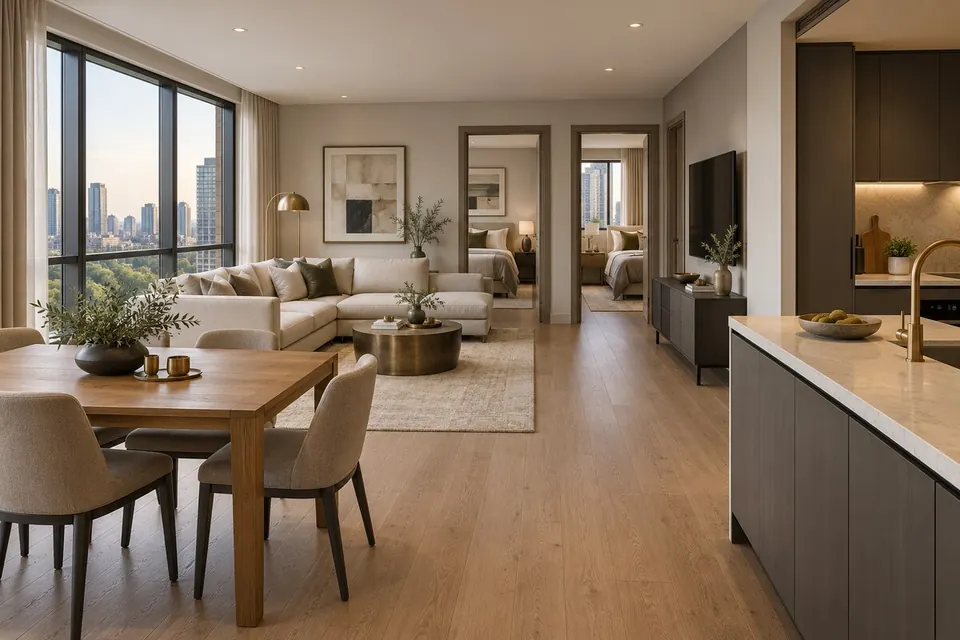Illustrative Two-bedroom property interior
